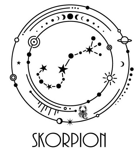 Motif "Signe du Zodiaque" SCORPION